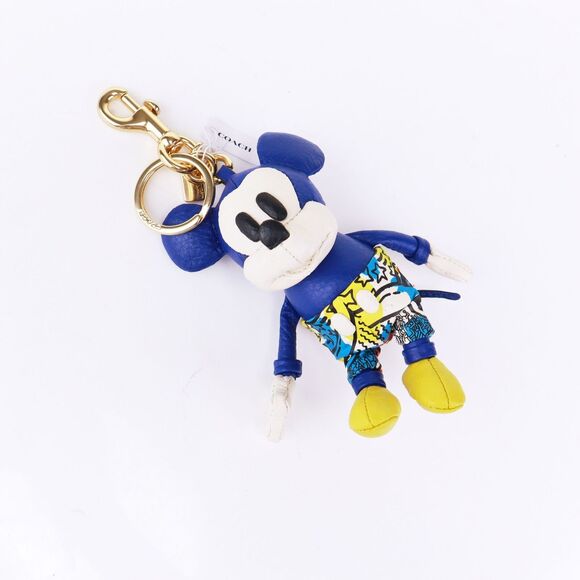 NWT Coach Limited Edition MICKEY PLUSH Bag Charm Keychain - Picture 3 of 7